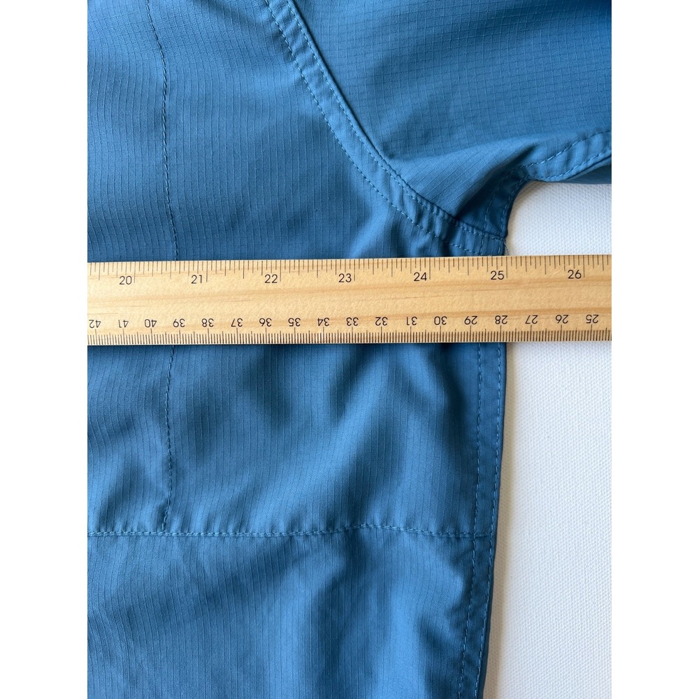 Eddie Bauer Shirt Men XL Performance Hiking Fishing Blue Roll Tab Sleeve Outdoor - Picture 2 of 9